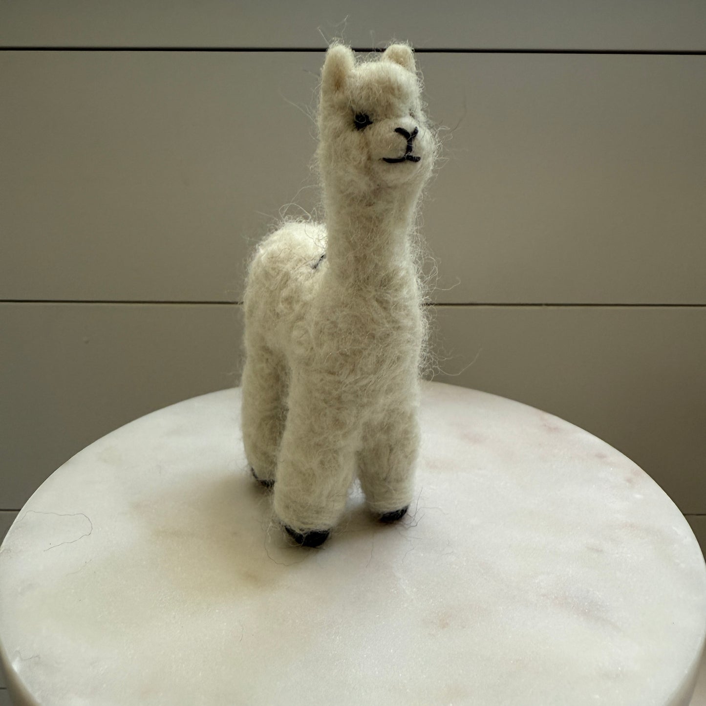 Alpaca Felted Ornament