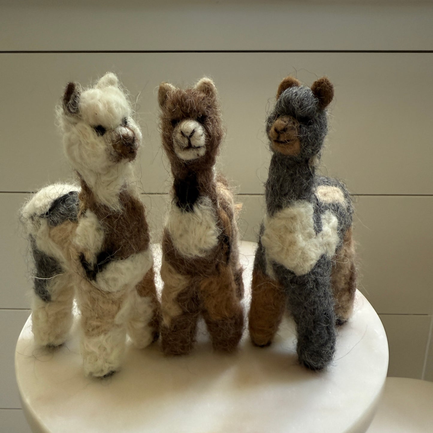 Alpaca Felted Ornament