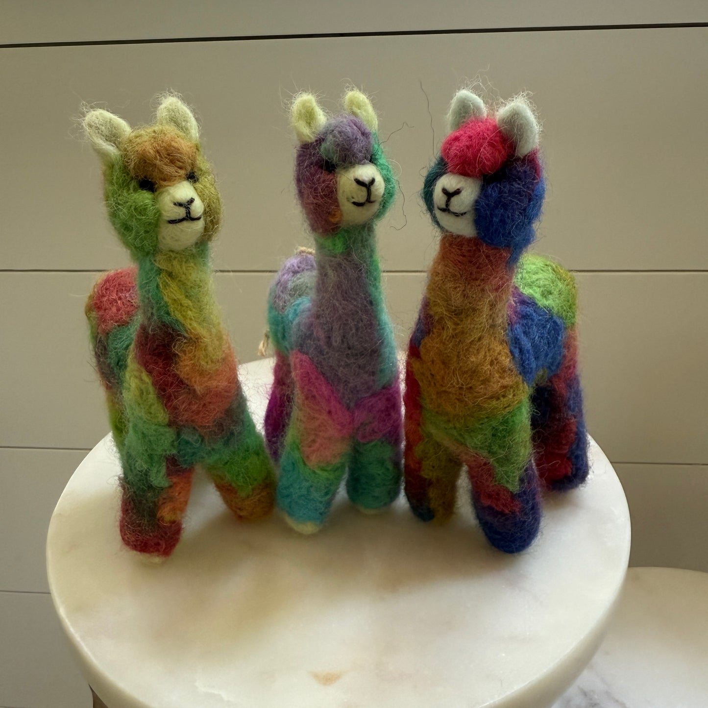 Alpaca Felted Ornament