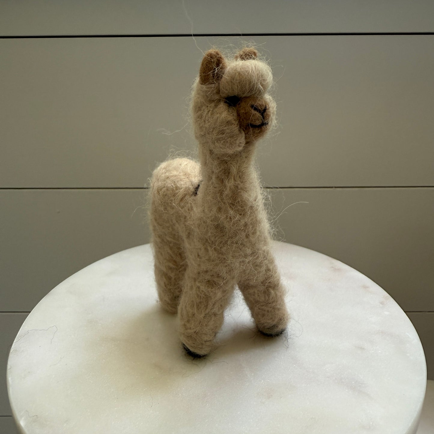 Alpaca Felted Ornament