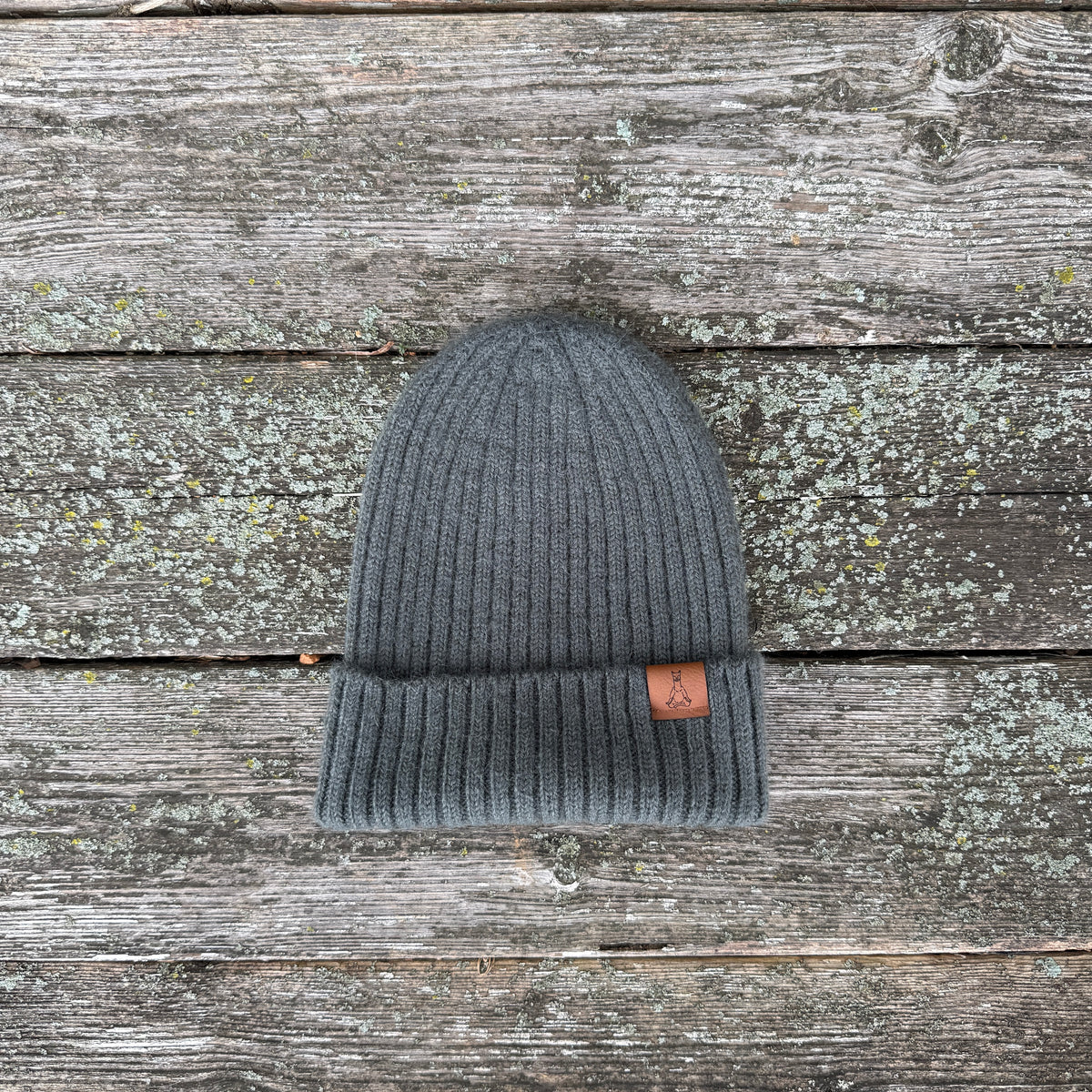 Ribbed Beanie With Logo