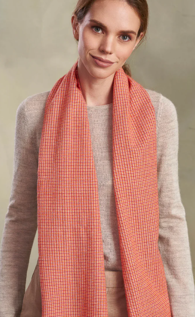 Elegant Check Scarf