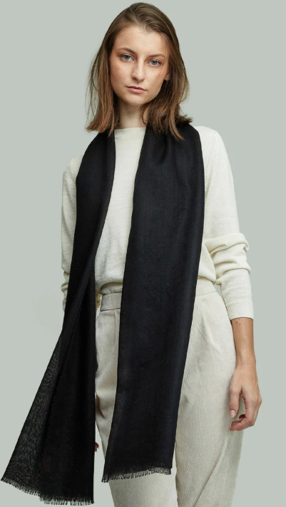 Alpaca & Silk Shawl
