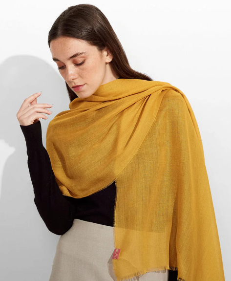 Alpaca & Silk Shawl