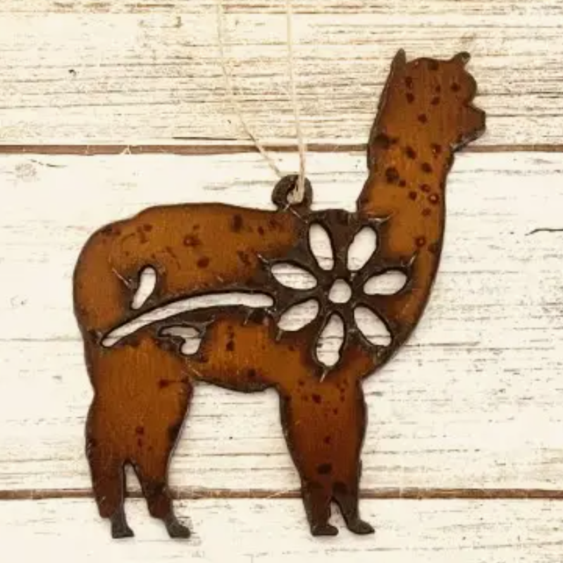 Alpaca Flower Ornament