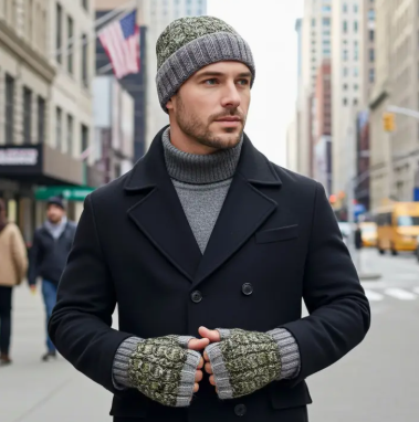 Braided Fingerless Gloves