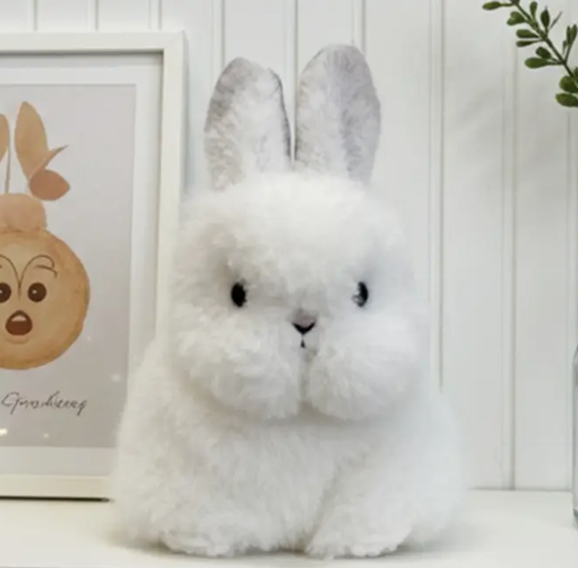 Alpaca Stuffed Bunny Micro 6"