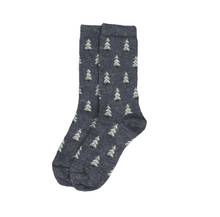 Load image into Gallery viewer, Pine Tree Alpaca Socks
