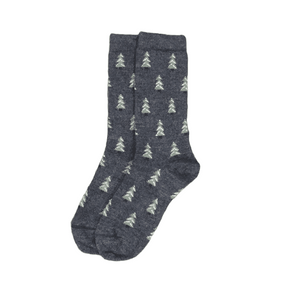 Pine Tree Alpaca Socks